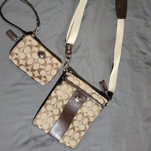 Coach crossbody & wallet